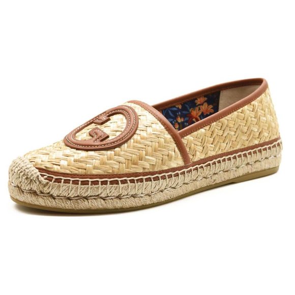 Gucci Adela GG Raffia Espadrilles EU 38 - Picture 7 of 15